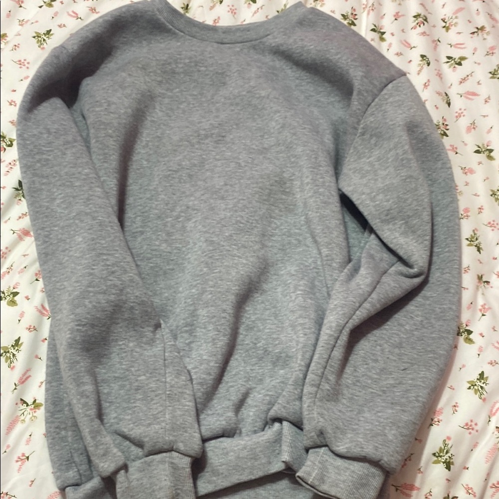 Gray Crewneck Sweatshirt